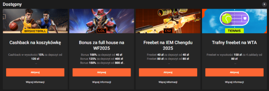 Promocji GGBET